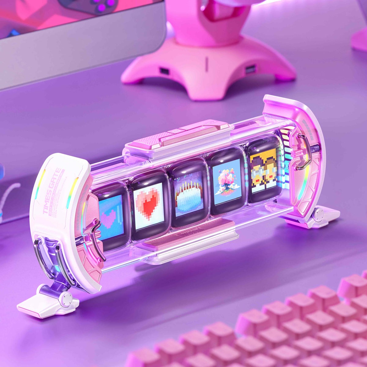 Divoom Times Gate | 像素藝術資訊展示時鐘