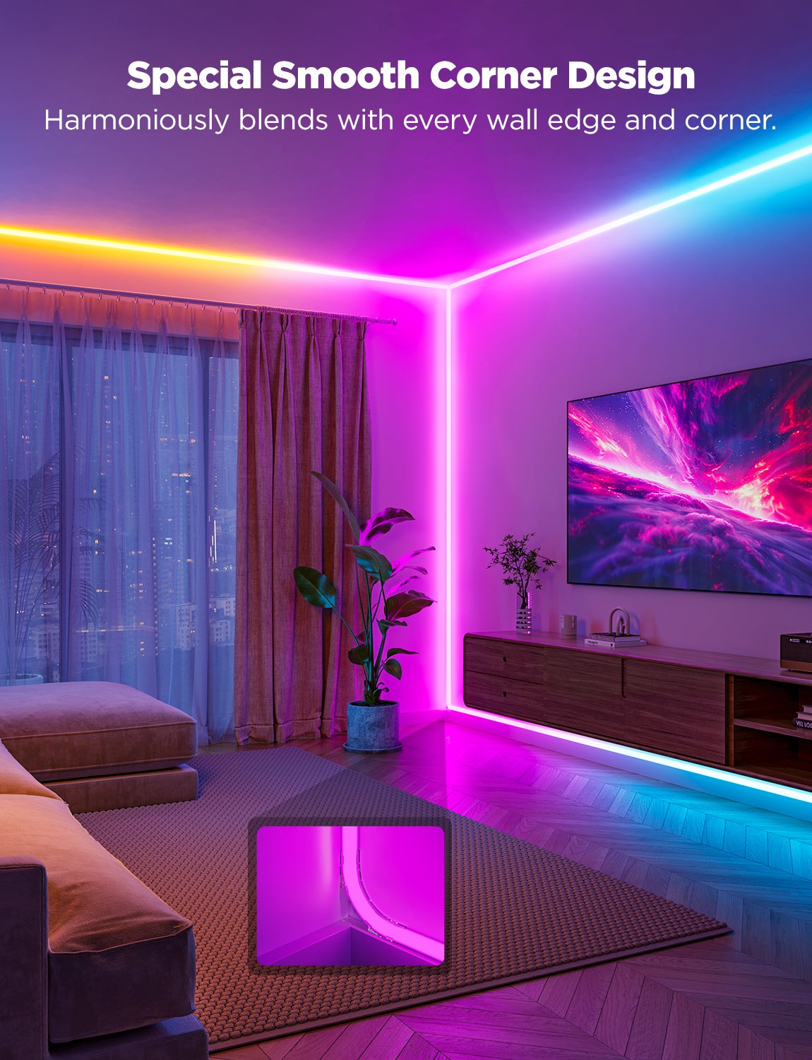 Govee Neon Rope Light For Wall Lining牆身霓虹燈帶 - 5m