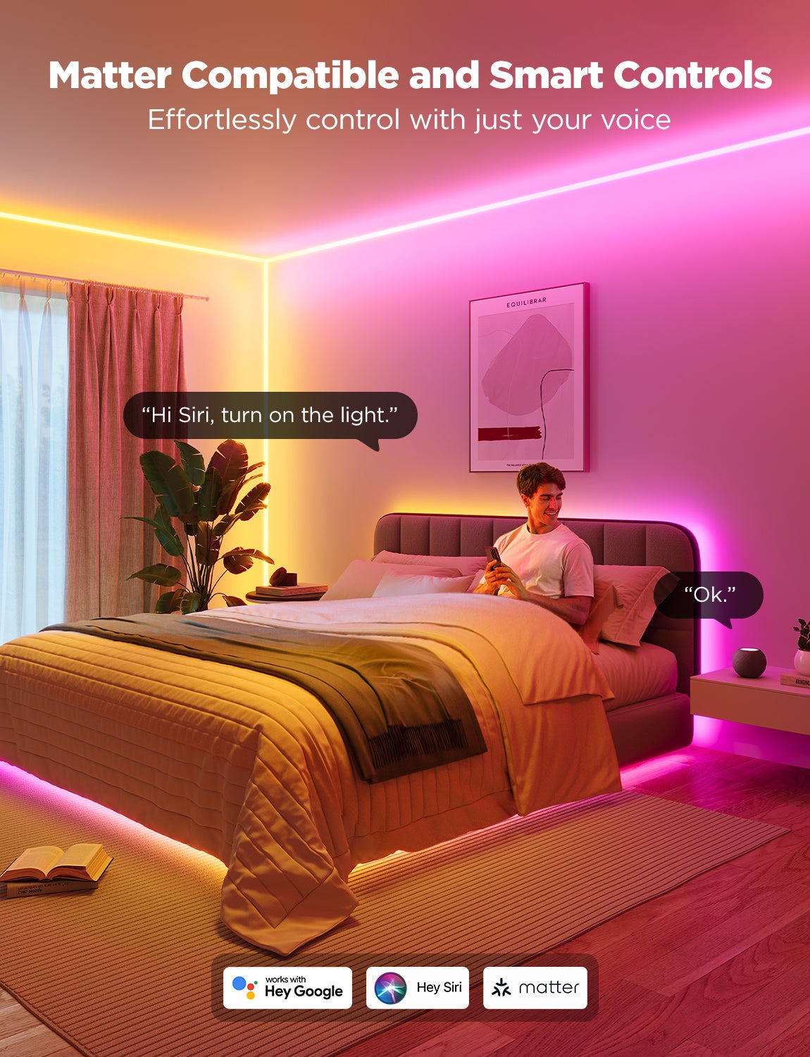 Govee Neon Rope Light For Wall Lining牆身霓虹燈帶 - 5m