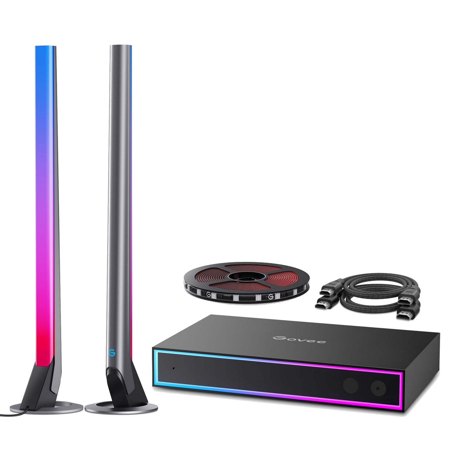 Govee AI Gaming Sync Box Kit 智能遊戲燈光同步套裝(HDMI2.0 4K遊戲盒+ RGBIC LED燈條)