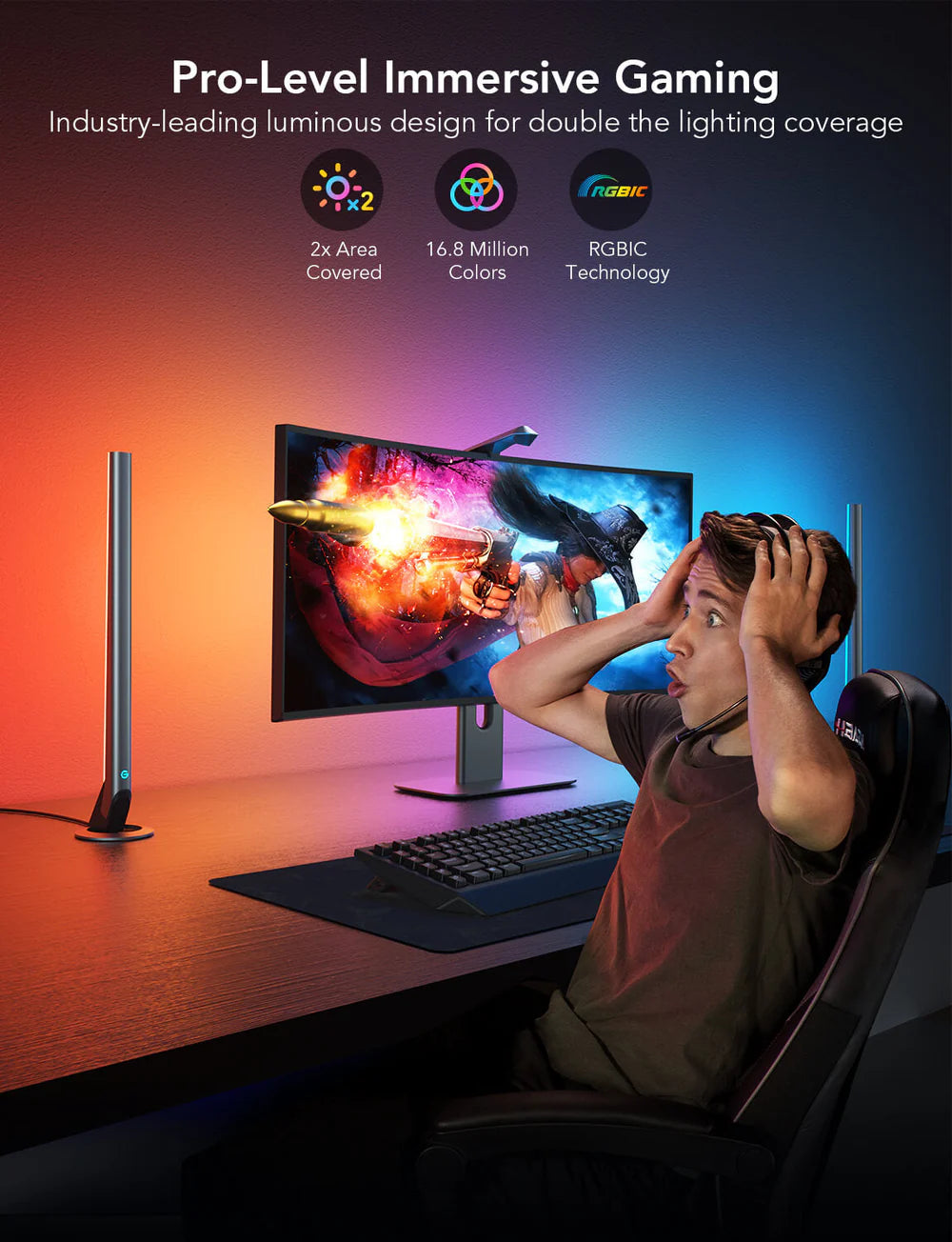 Govee DreamView G1 Pro Gaming Light 遊戲燈 (24~29吋螢幕適用)