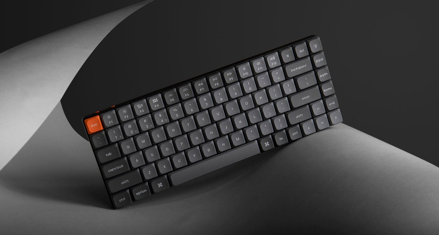 Keychron K3 Max QMK/VIA 超薄無線機械式鍵盤(75%|2.4 GHz、藍牙和有線連接)