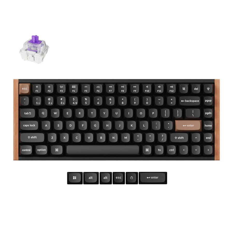 Keychron K2 HE QMK Wireless Keyboard 無線磁軸 客製化鍵盤(Compact 75%)