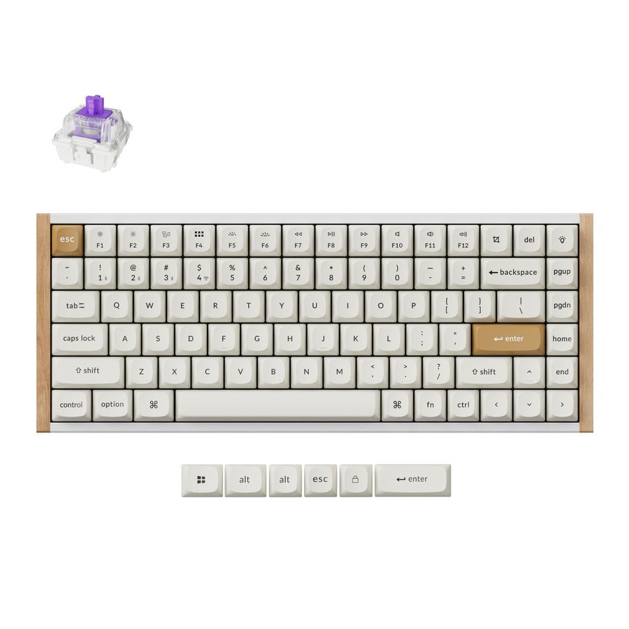 Keychron K2 HE QMK Wireless Keyboard 無線磁軸 客製化鍵盤(Compact 75%)