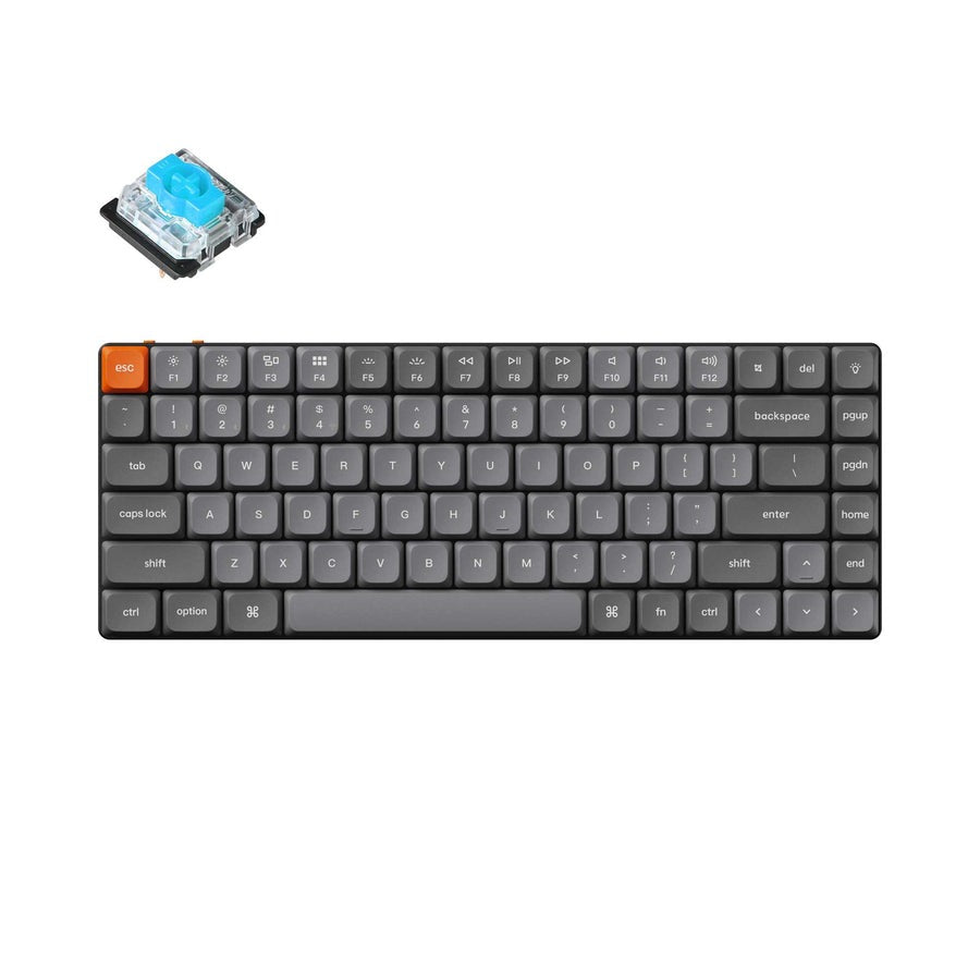 Keychron K3 Max QMK/VIA 超薄無線機械式鍵盤(75%|2.4 GHz、藍牙和有線連接)