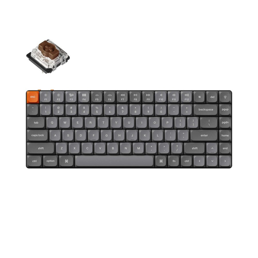 Keychron K3 Max QMK/VIA 超薄無線機械式鍵盤(75%|2.4 GHz、藍牙和有線連接)