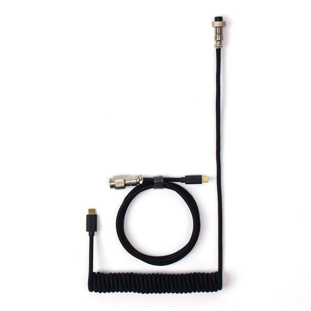 Keychron Coiled Aviator Cable 編織USB-C捲線