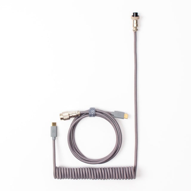 Keychron Coiled Aviator Cable 編織USB-C捲線