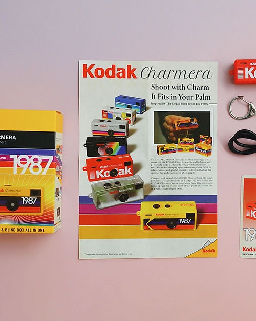 Kodak Charmera 鑰匙圈復古數碼相機盲盒 ( 預計貨期為12月尾)