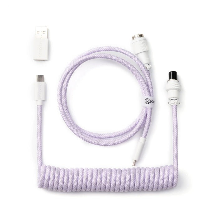 Keychron Coiled Aviator Cable 編織USB-C捲線
