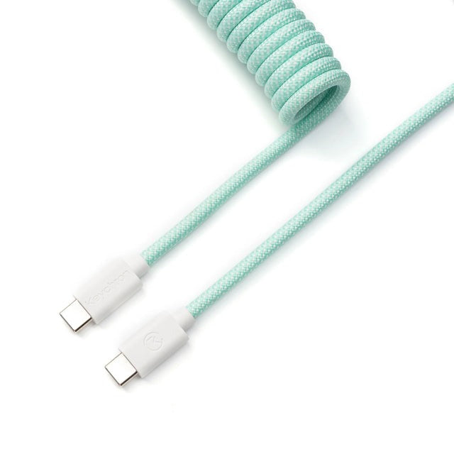 Keychron Coiled Aviator Cable 編織USB-C捲線