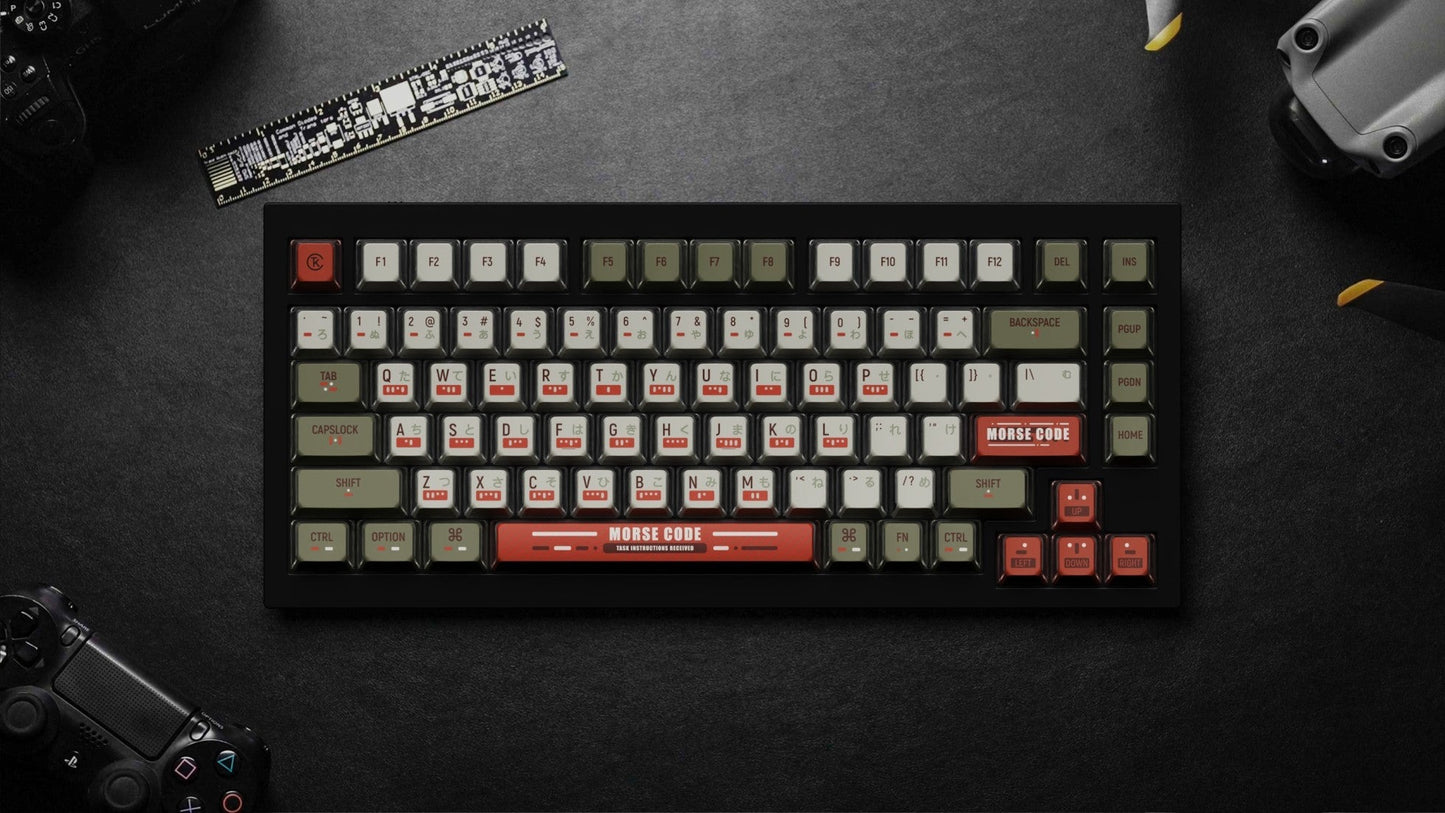 Keycap Set PBT 鍵帽套裝 - 摩斯密碼