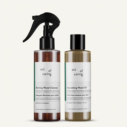 act of caring - 家居木材護理套裝 (適用於所有木材製品) [來自瑞典的家居品牌]