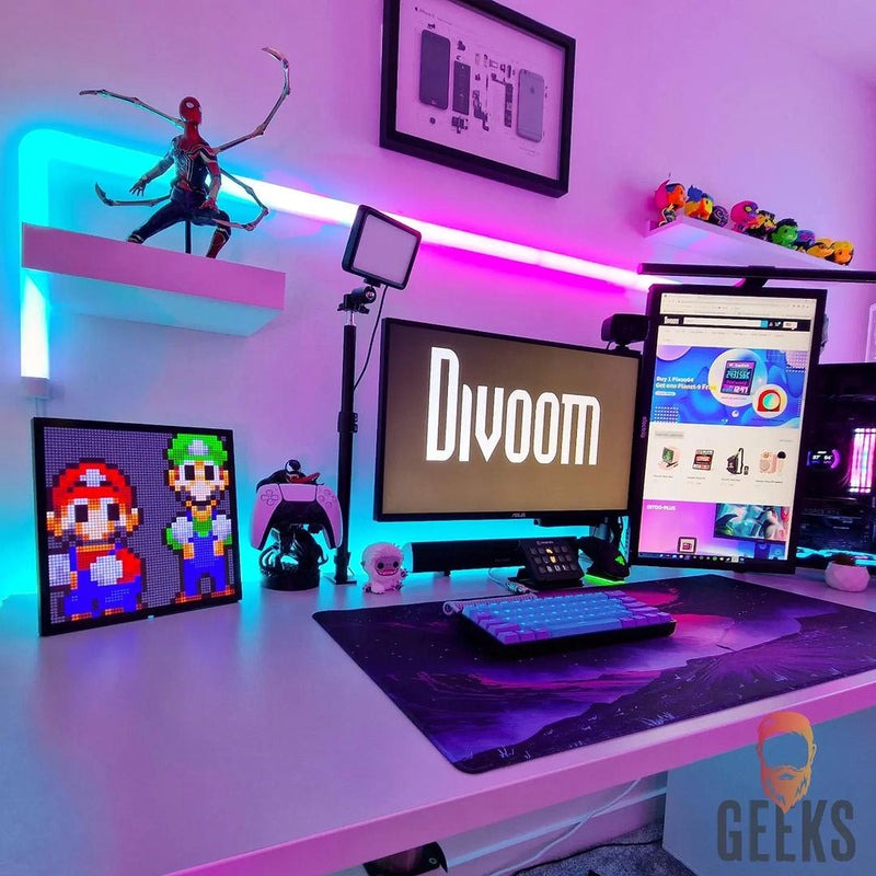 Divoom Pixoo64  64x64 LED 像素藝術 LED 顯示器