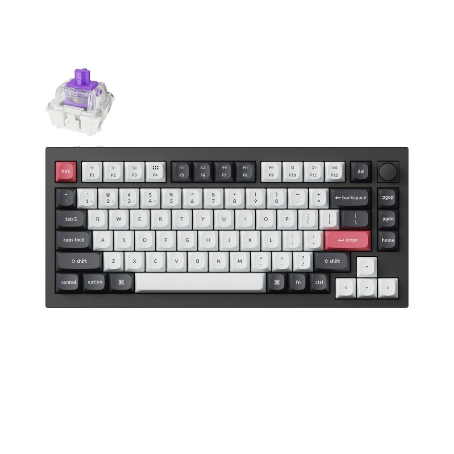 Keychron Q1 HE QMK Wireless  Keyboard 無線磁軸 客製化鍵盤 （75%）( 預訂12月尾送貨)