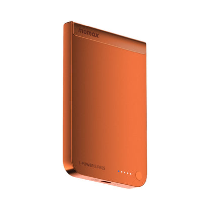 Momax 1-Power S.Pass 5000mAh Qi2 磁吸流動電源 (IP161Q2)