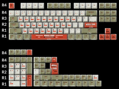 Keycap Set  PBT 鍵帽套裝 - 摩斯密碼